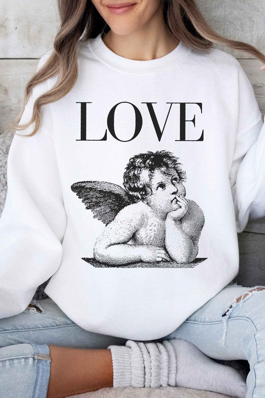 LOVE VALENTINES GRAPHIC SWEATSHIRT - lolaluxeshop