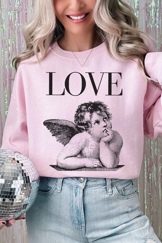 LOVE VALENTINES GRAPHIC SWEATSHIRT - lolaluxeshop