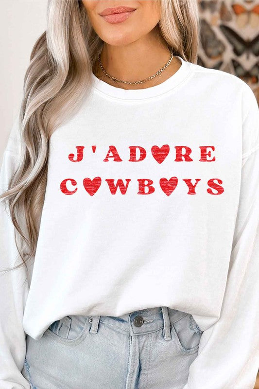 JADORE COWBOYS GRAPHIC SWEATSHIRT - lolaluxeshop