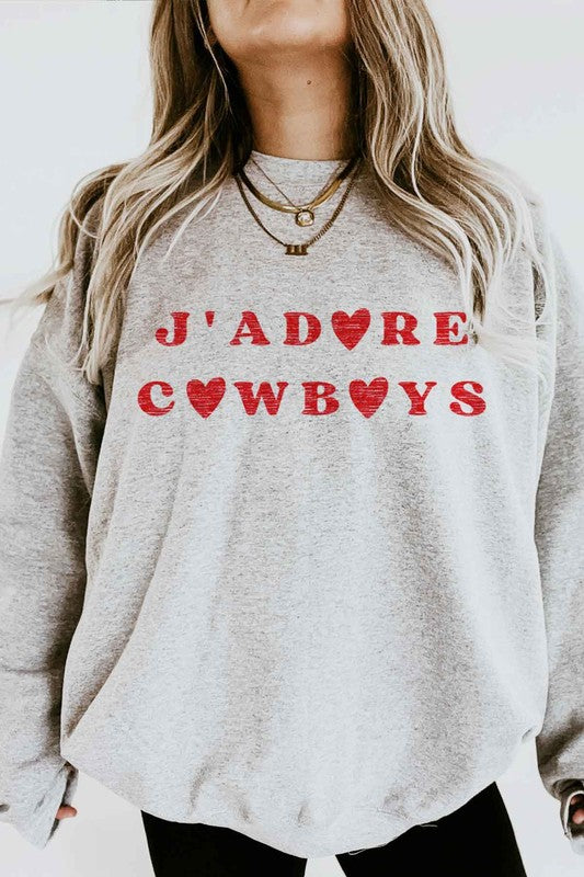 JADORE COWBOYS GRAPHIC SWEATSHIRT - lolaluxeshop