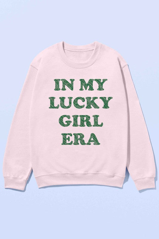 IN MY LUCKY GIRL ERA PATRICK OVERSIZED SWEATSHIRT - lolaluxeshop