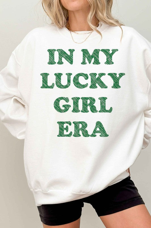 IN MY LUCKY GIRL ERA PATRICK OVERSIZED SWEATSHIRT - lolaluxeshop