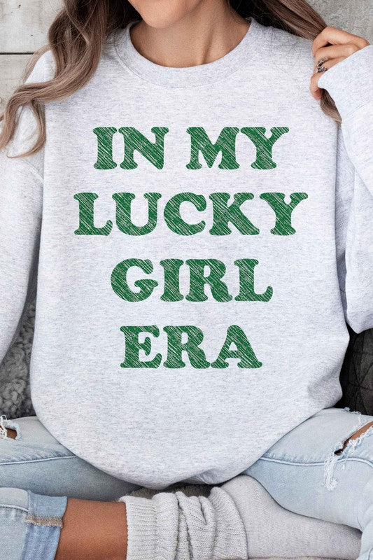 IN MY LUCKY GIRL ERA PATRICK OVERSIZED SWEATSHIRT - lolaluxeshop