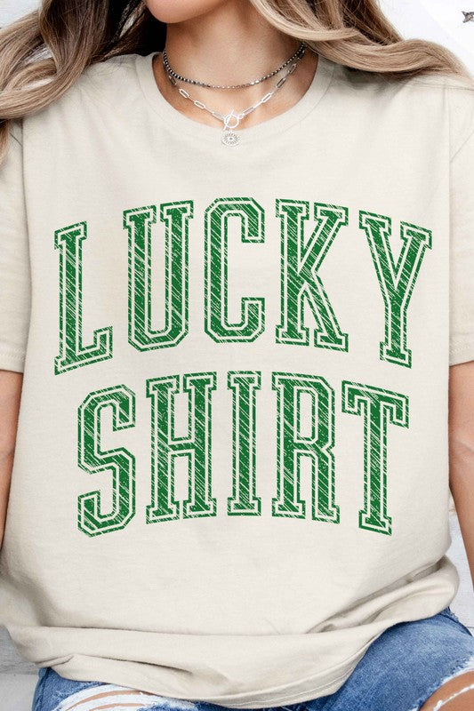 LUCKY SHIRT ST PATRICKS GRAPHIC TEE - lolaluxeshop