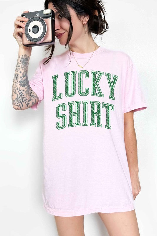 LUCKY SHIRT ST PATRICKS GRAPHIC TEE - lolaluxeshop