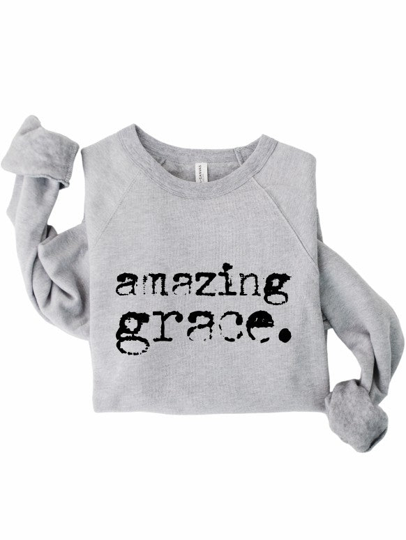 Amazing Grace Premium Crewneck Sweatshirt - lolaluxeshop