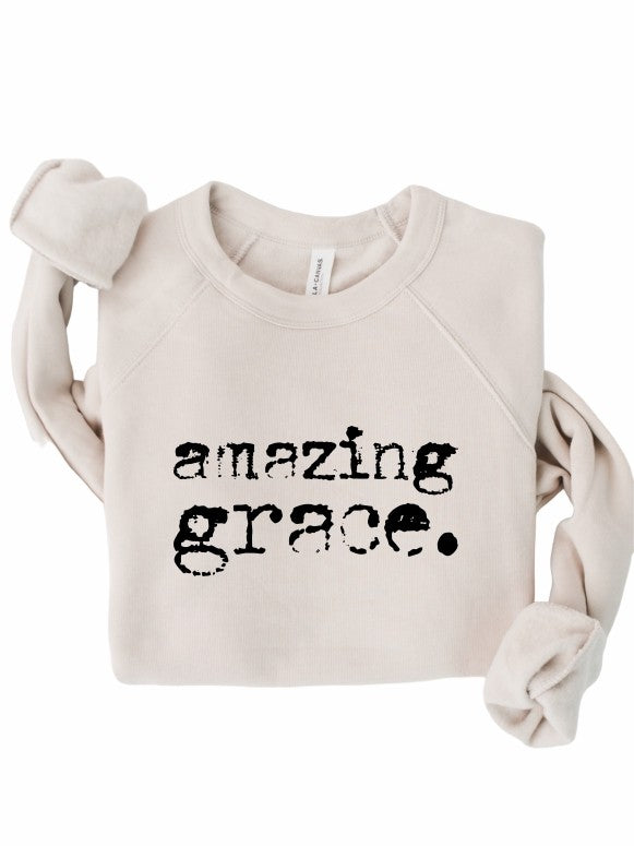 Amazing Grace Premium Crewneck Sweatshirt - lolaluxeshop