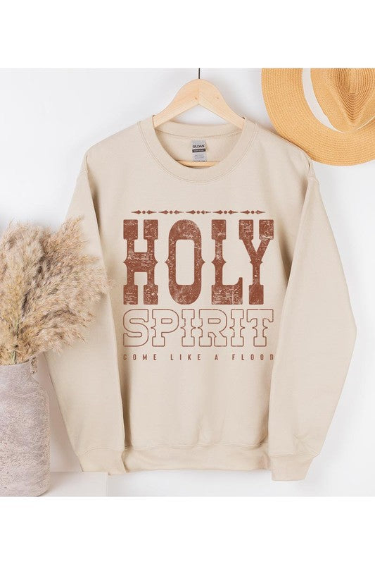 Holy Spirit Come Graphic Fleece Sweatshirts - lolaluxeshop