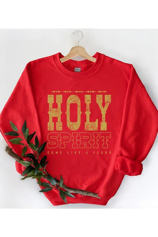 Holy Spirit Come Graphic Fleece Sweatshirts - lolaluxeshop