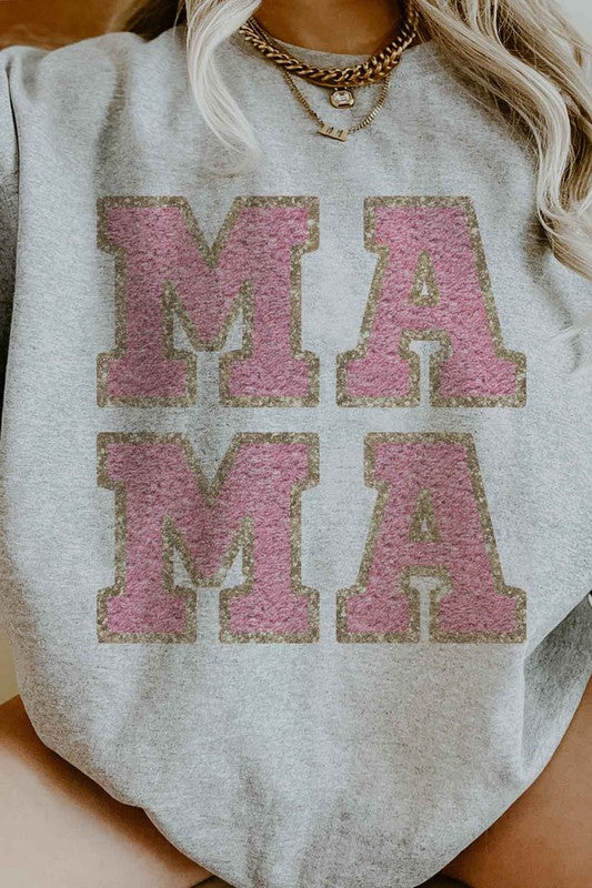 MAMA OVERSIZED GRAPHIC SWEATSHIRT - lolaluxeshop