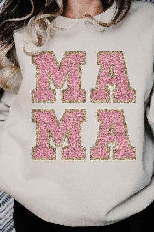 MAMA OVERSIZED GRAPHIC SWEATSHIRT - lolaluxeshop