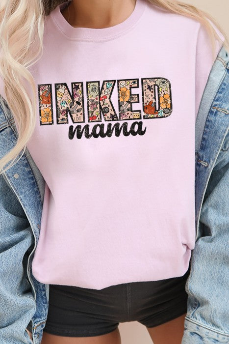 Inked Mama Oversized Tee - lolaluxeshop