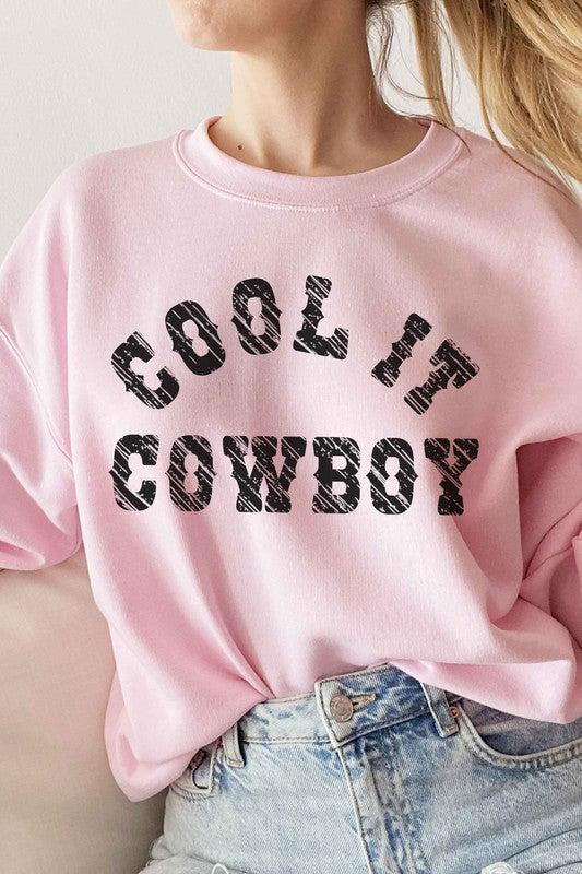 COOL IT COWBOY GRAPHIC SWEATSHIRT - lolaluxeshop