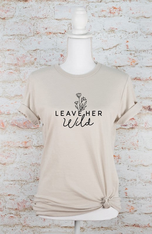 Leave Her Wild Graphic Boutique Tee - lolaluxeshop