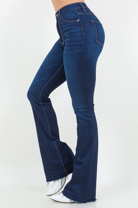 Judy Boot Cut Jean in Dark Denim - lolaluxeshop