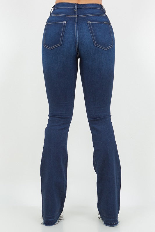 Judy Boot Cut Jean in Dark Denim - lolaluxeshop