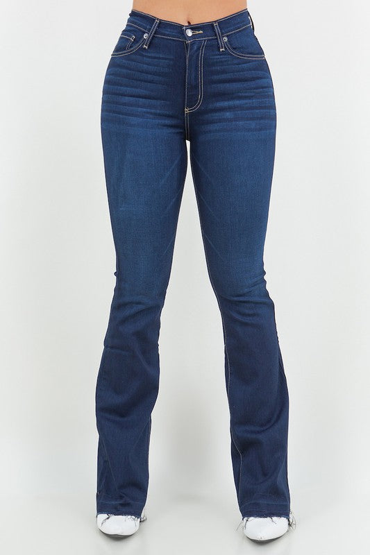 Judy Boot Cut Jean in Dark Denim - lolaluxeshop