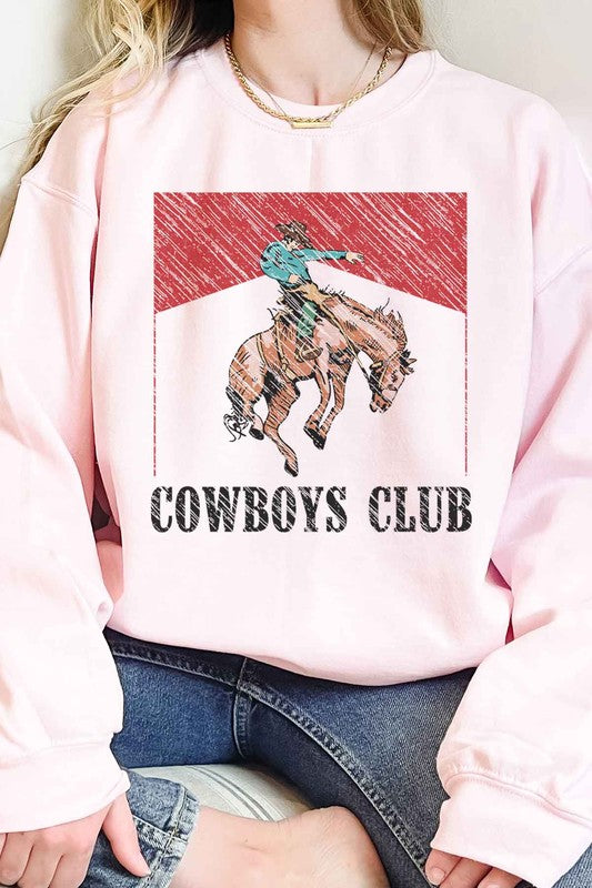 COWBOYS CLUB OVERSIZED SWEATSHIRT - lolaluxeshop