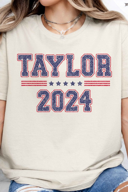 TAYLOR FOR PRESIDENT 2024 GRAPHIC TEE - lolaluxeshop