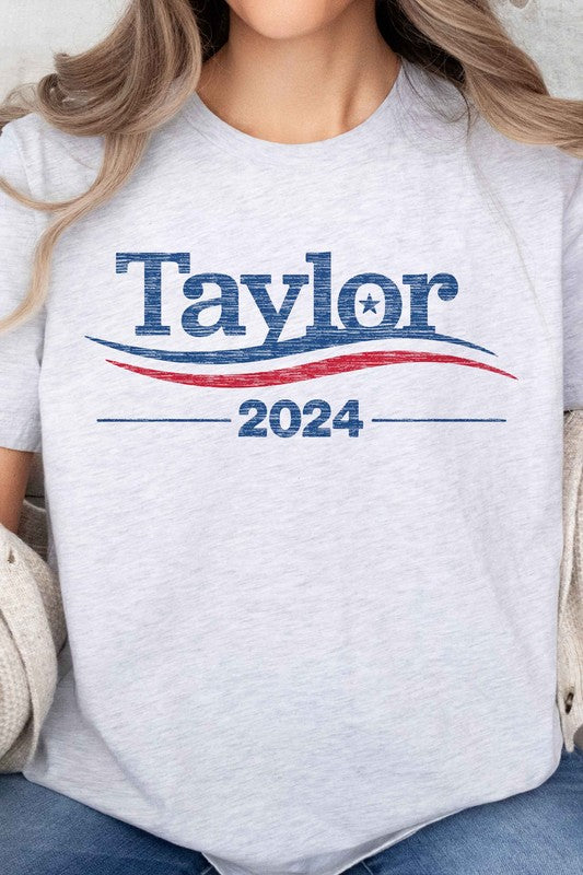 TAYLOR FOR PRESIDENT 2024 OVERSIZED TEE - lolaluxeshop