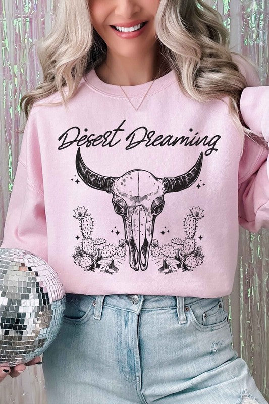 DESERT DREAMING WESTERN GRAPHIC SWEATSHIRT - lolaluxeshop