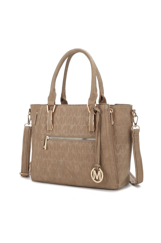 MKF Cairo M Signature Satchel Bag by Mia K - lolaluxeshop