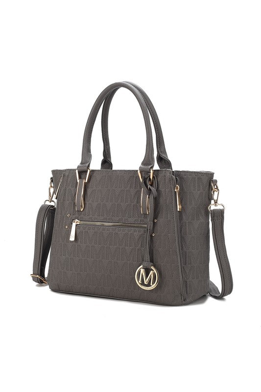 MKF Cairo M Signature Satchel Bag by Mia K - lolaluxeshop