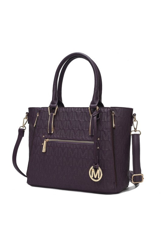 MKF Cairo M Signature Satchel Bag by Mia K - lolaluxeshop