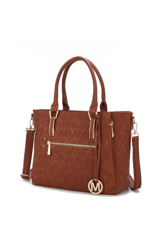 MKF Cairo M Signature Satchel Bag by Mia K - lolaluxeshop