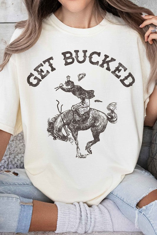 GET BUCKED WESTERN COUNTRY GRAPHIC TEE - lolaluxeshop