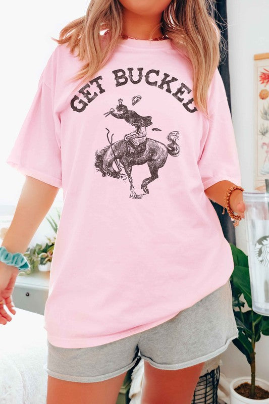 GET BUCKED WESTERN COUNTRY GRAPHIC TEE - lolaluxeshop