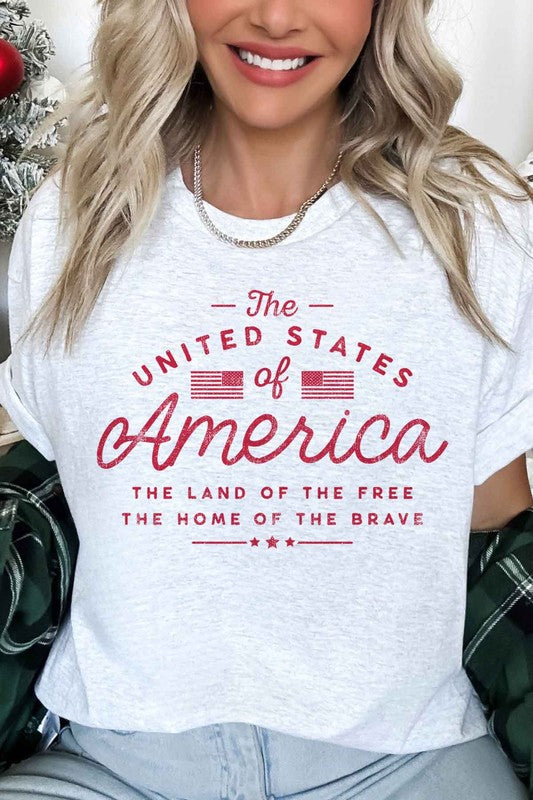 UNITED STATES OF AMERICA OVERSIZED TEE - lolaluxeshop