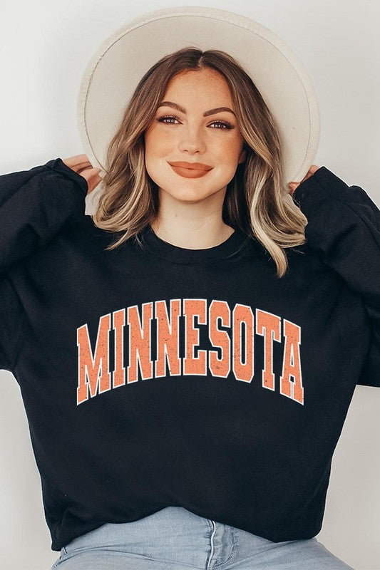 Minnesota State Oversized Graphic Sweatshirts - lolaluxeshop