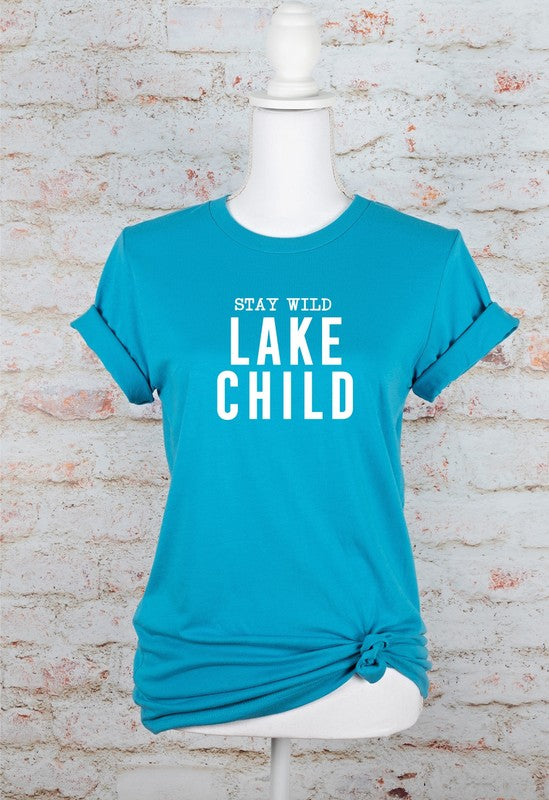 Stay Wild Lake Child Graphic Tee - lolaluxeshop