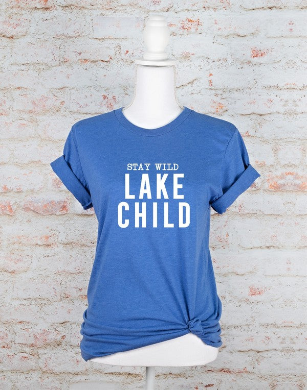 Stay Wild Lake Child Graphic Tee - lolaluxeshop