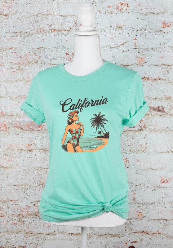 Retro California Graphic Tee - lolaluxeshop