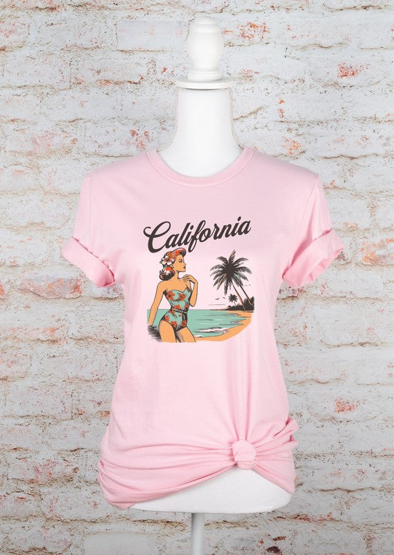 Retro California Graphic Tee - lolaluxeshop