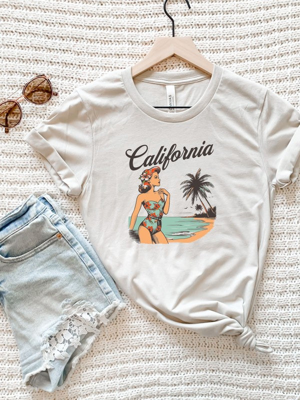 Retro California Graphic Tee - lolaluxeshop