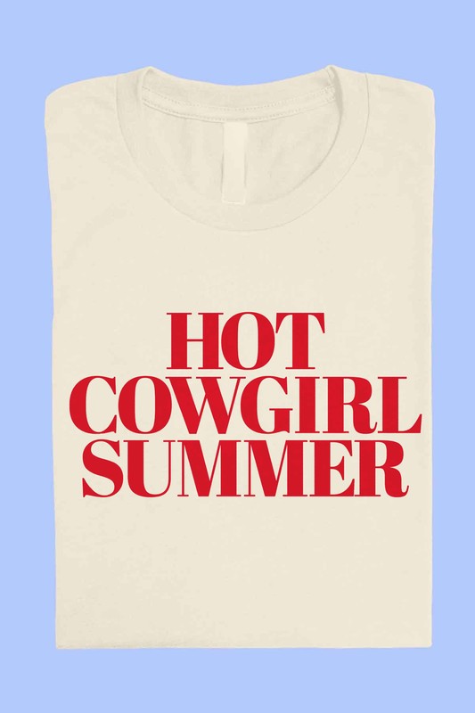 HOT COWGIRL SUMMER GRAPHIC TEE - lolaluxeshop