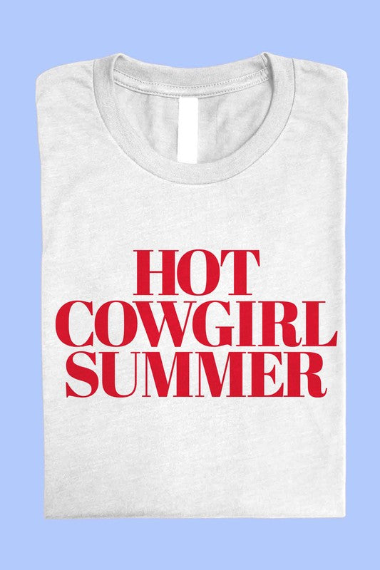 HOT COWGIRL SUMMER GRAPHIC TEE - lolaluxeshop