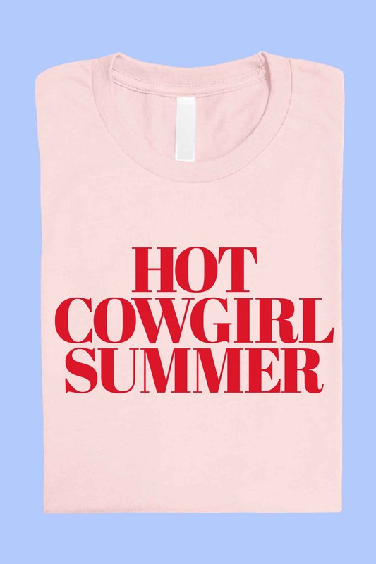 HOT COWGIRL SUMMER GRAPHIC TEE - lolaluxeshop