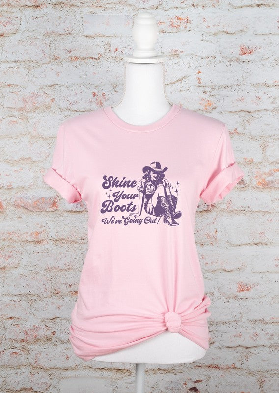 Shine Your Boots Graphic Tee - lolaluxeshop