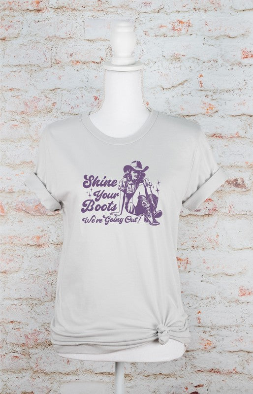 Shine Your Boots Graphic Tee - lolaluxeshop