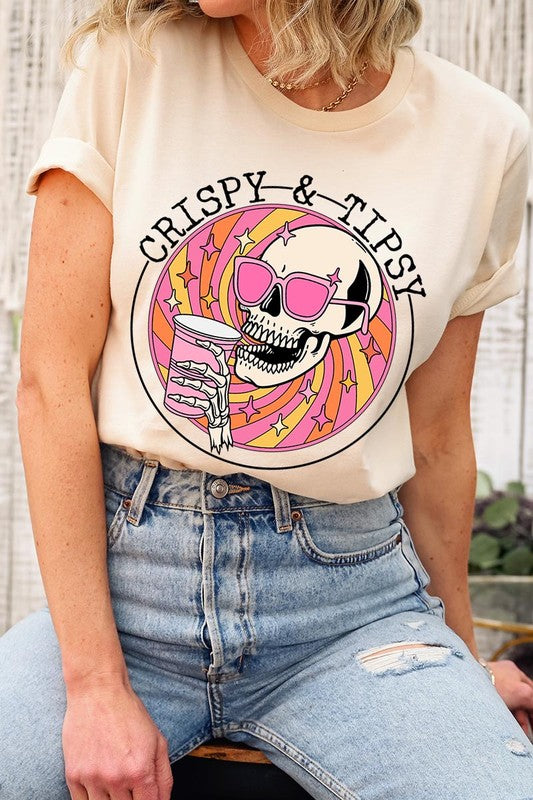 Crispy&Tipsy Graphic T Shirts - lolaluxeshop