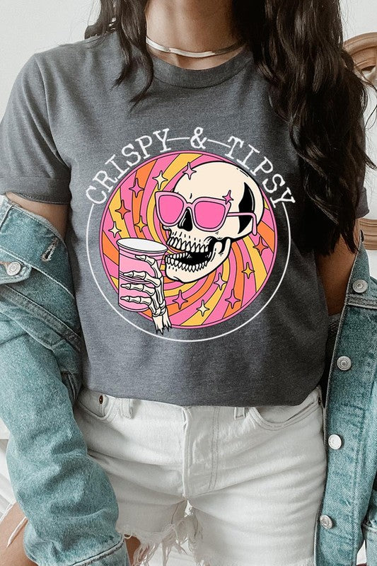 Crispy&Tipsy Graphic T Shirts - lolaluxeshop