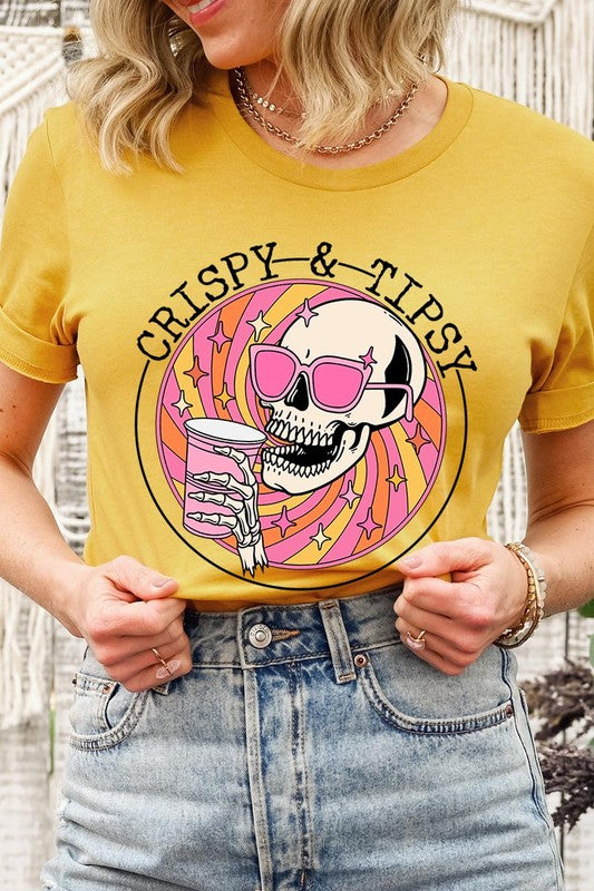 Crispy&Tipsy Graphic T Shirts - lolaluxeshop