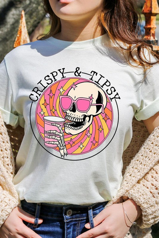 Crispy&Tipsy Graphic T Shirts - lolaluxeshop