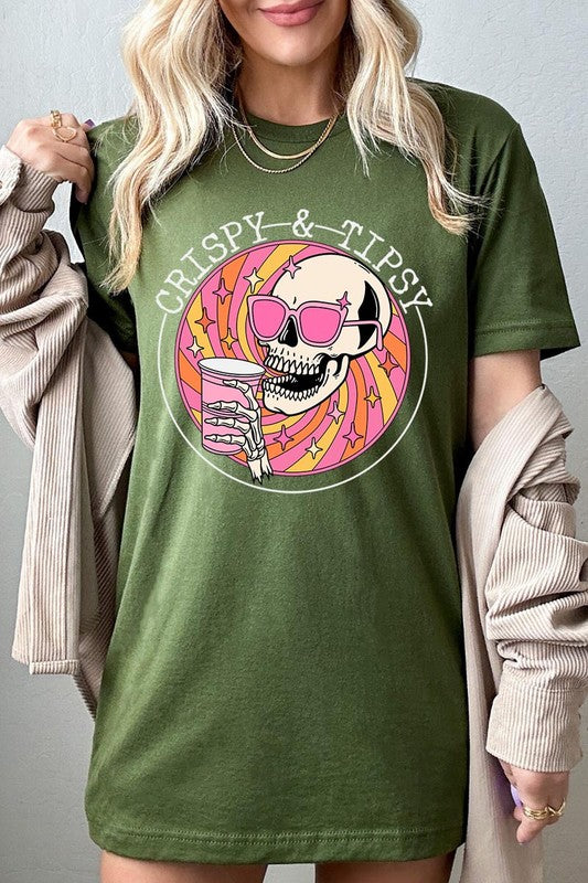 Crispy&Tipsy Graphic T Shirts - lolaluxeshop