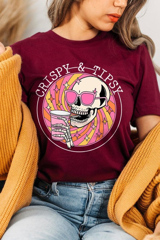 Crispy&Tipsy Graphic T Shirts - lolaluxeshop