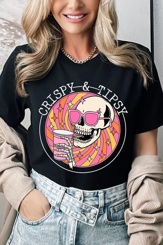 Crispy&Tipsy Graphic T Shirts - lolaluxeshop